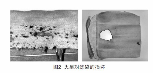 鍋爐除塵布袋常見的幾種損壞形式